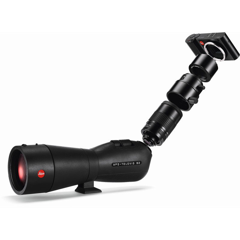 Leica Cannocchiali Digiscoping-Kit: APO-Televid 82 W + 25-50x WW + T-Body black + Digiscoping-Adapter