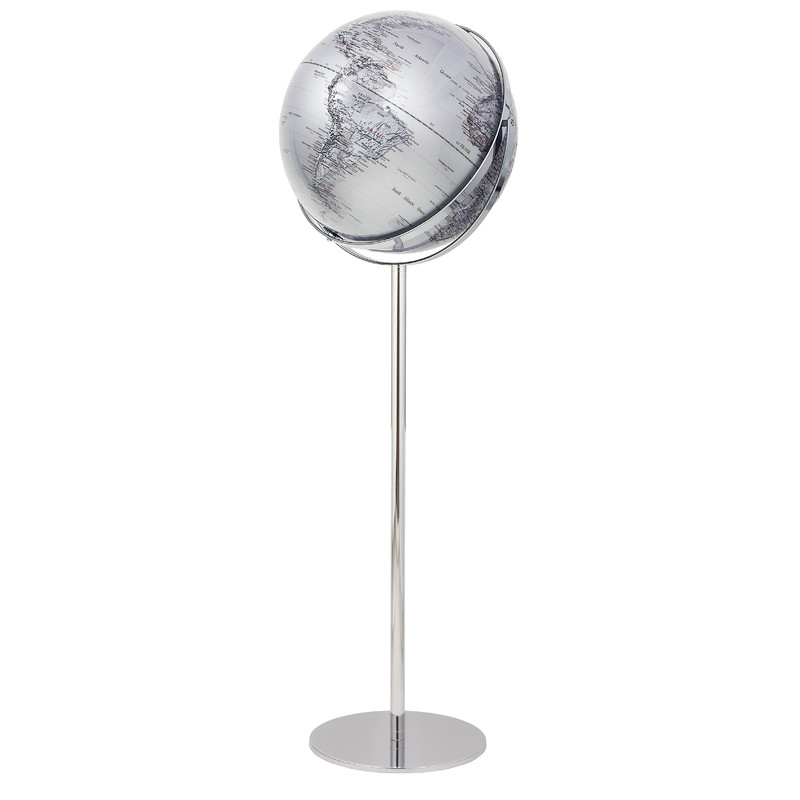 TROIKA Globo da terra Apollo 17 Silver 43cm