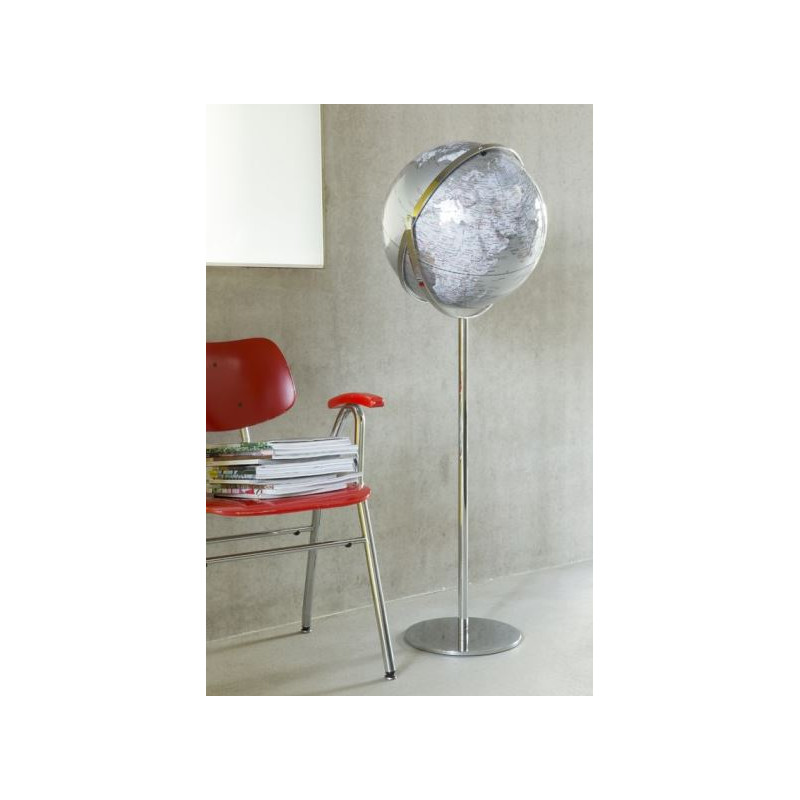TROIKA Globo da terra Apollo 17 Silver 43cm