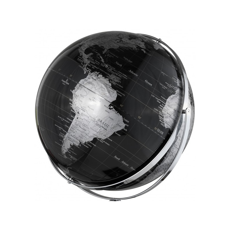 TROIKA Globo da terra Worldtrophy Black 43cm
