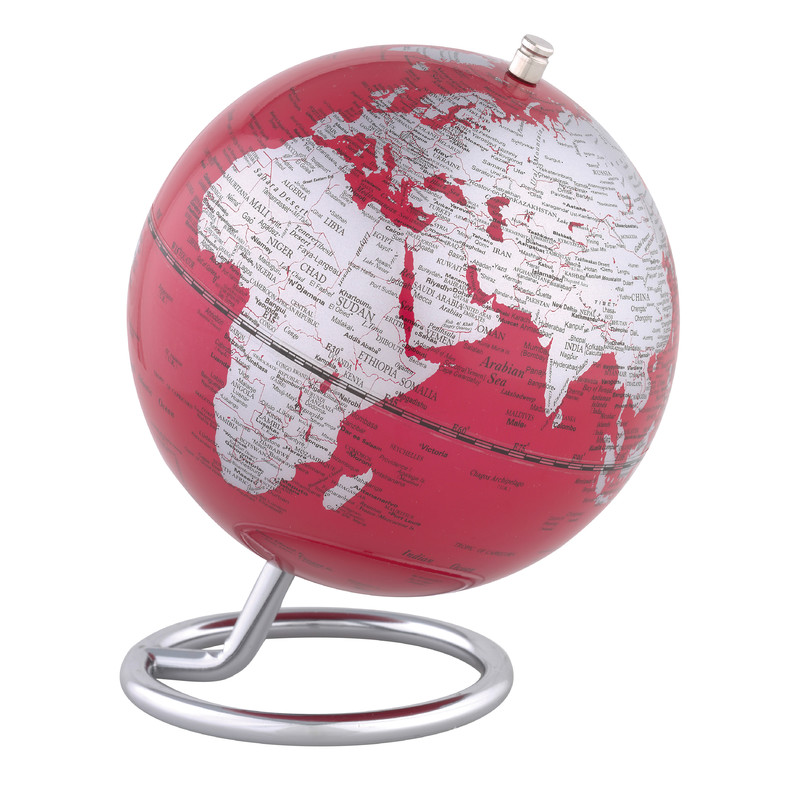 TROIKA Mini Globo Galilei Red 13cm