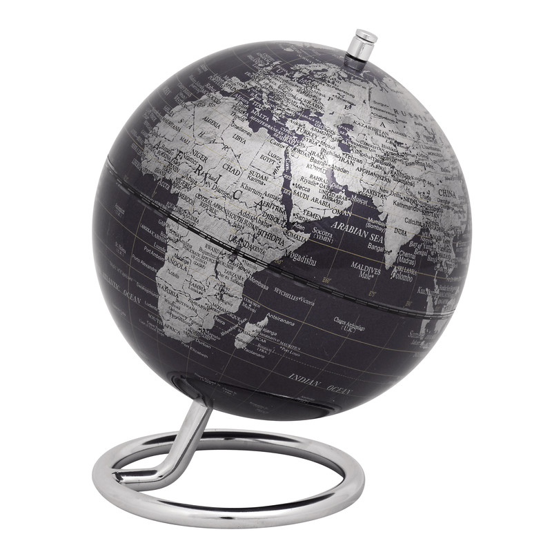 TROIKA Mini Globo Galilei Black 13cm