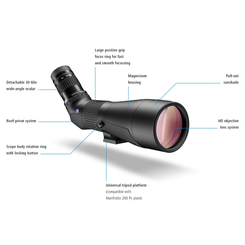 ZEISS Cannocchiali Conquest Gavia 85 + 30-60x