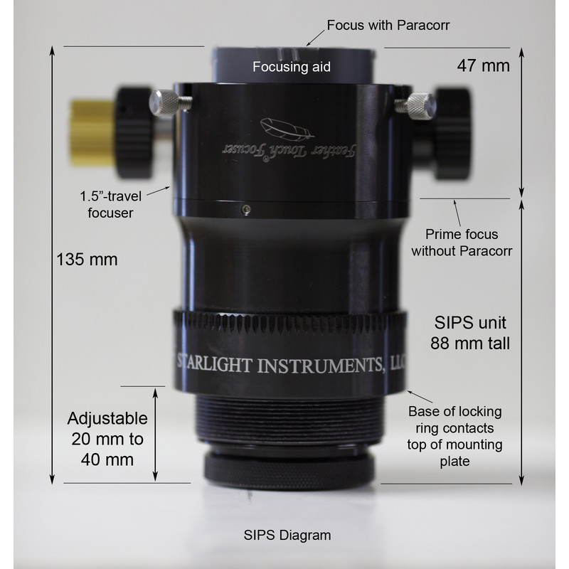 Starlight Instruments Focheggiatore Feather Touch FTF2015BCR LW con correzione di coma Paracorr System (SIPS)
