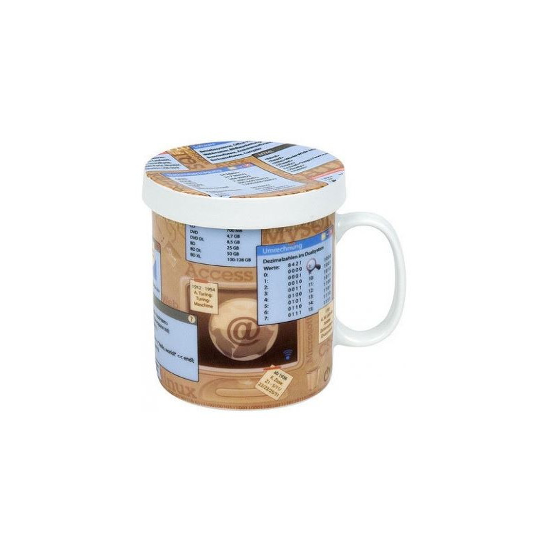 Könitz Tazza Wissensbecher für Teetrinker Informatik