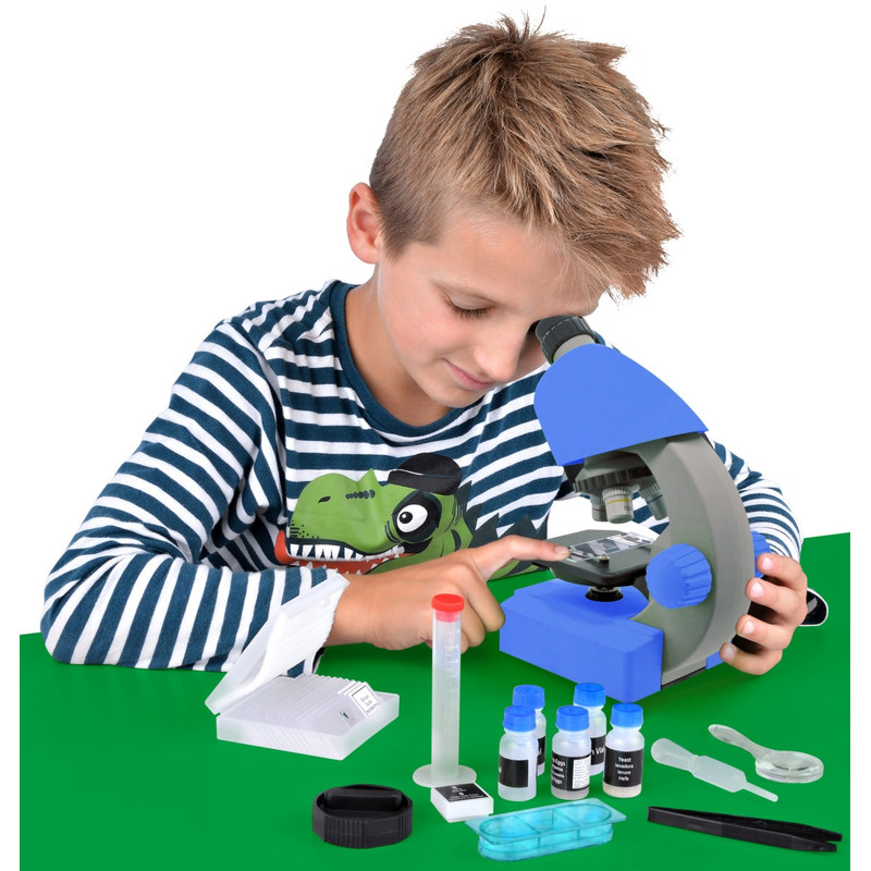 Bresser Junior Microscopio JUNIOR  40x-640x, blu