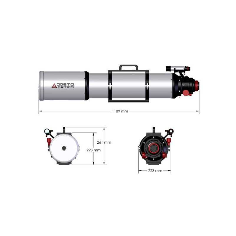 Agema Optics Rifrattore Apocromatico AP 150/1200 SD 150 F8 OTA