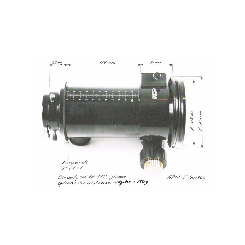 APM Focheggiatore a cremagliera 3"