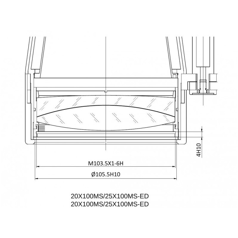 APM Binocolo MS 20x100