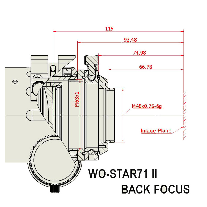 William Optics Rifrattore Apocromatico AP 71/350 WO-Star 71 Blue OTA