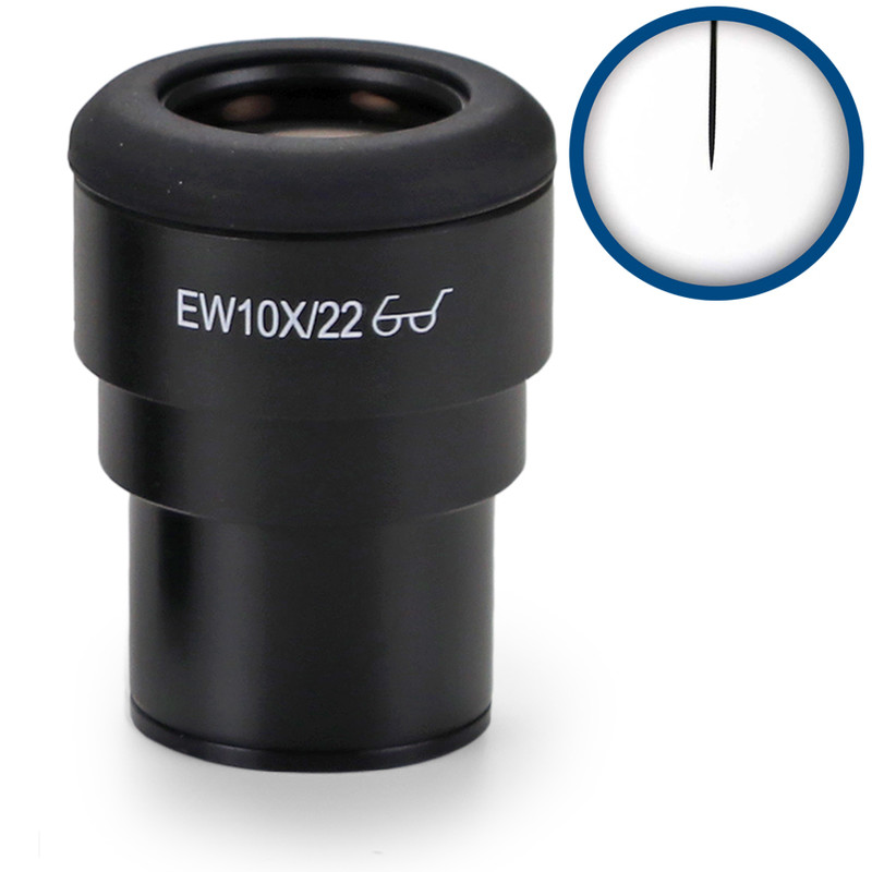 Euromex Oculare di misura IS.6210-P, WF 10x/22, pointer, Ø 30 mm (iScope)