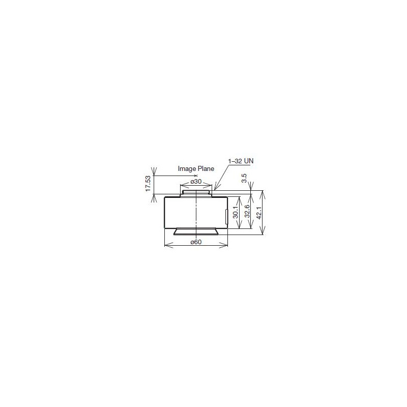 Evident Olympus Adattore Fotocamera U-TV0.5XC-3-8 C-Mount adattatore camera