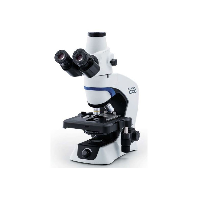 Evident Olympus Microscopio Olympus CX33, trino, r, plan, 40x,100x, 400x, LED