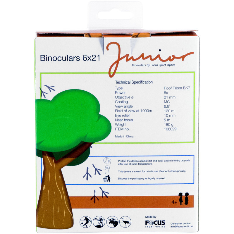 FOCUS Binocolo per bambini 6x21 Junior