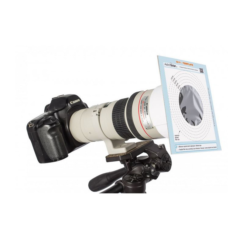 Baader Pellicola filtrante Filterfolie AstroSolar® ECO-size Safety Folie OD 5.0, 140x155 mm