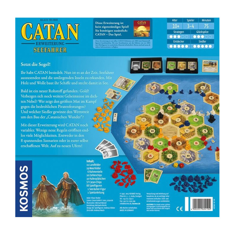 Kosmos Verlag I coloni di Catan - Espansione Gente di mare
