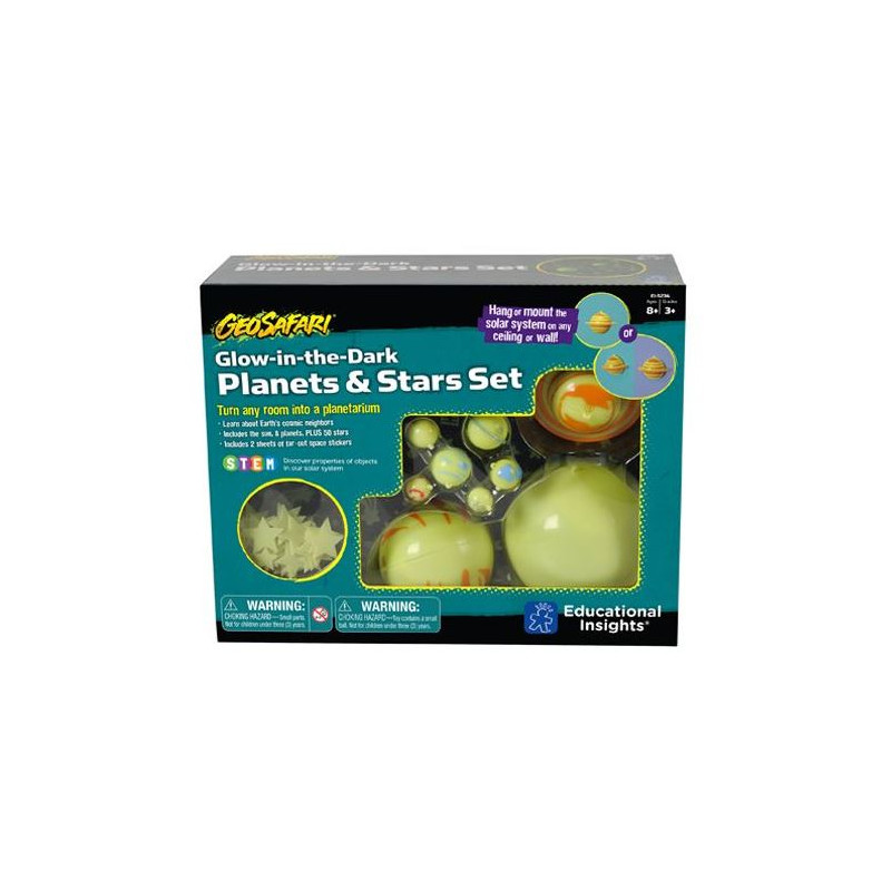 Learning Resources GeoSafari® Glow-in-the-Dark pianeti e stelle