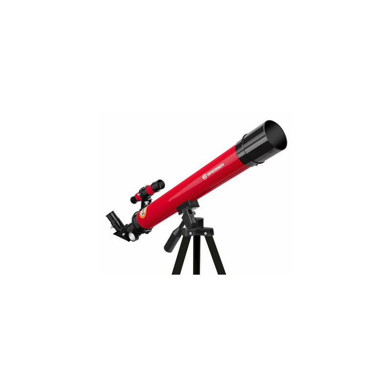 Bresser Junior Telescopio AC 45/600 AZ rosso