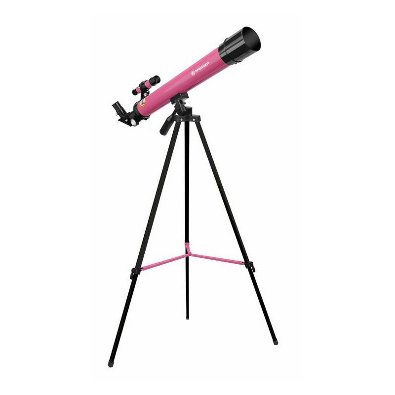 Bresser Junior Telescopio 50/600 AZ rosa
