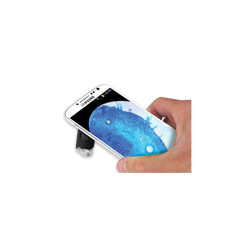 Carson MM-240, microscopio smartphone, adattatore Galaxy S4