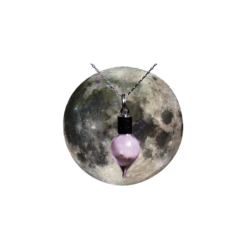 Jurassic Jewellery Meteoriti collana polvere di Luna (a goccia)