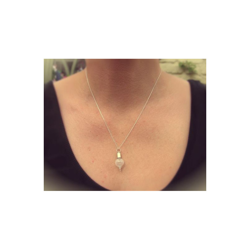 Jurassic Jewellery Meteoriti collana polvere di Luna (a goccia)