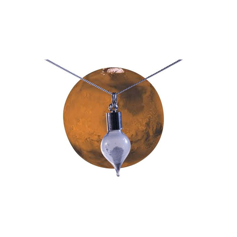 Jurassic Jewellery Meteoriti collana polvere di Marte (a goccia)