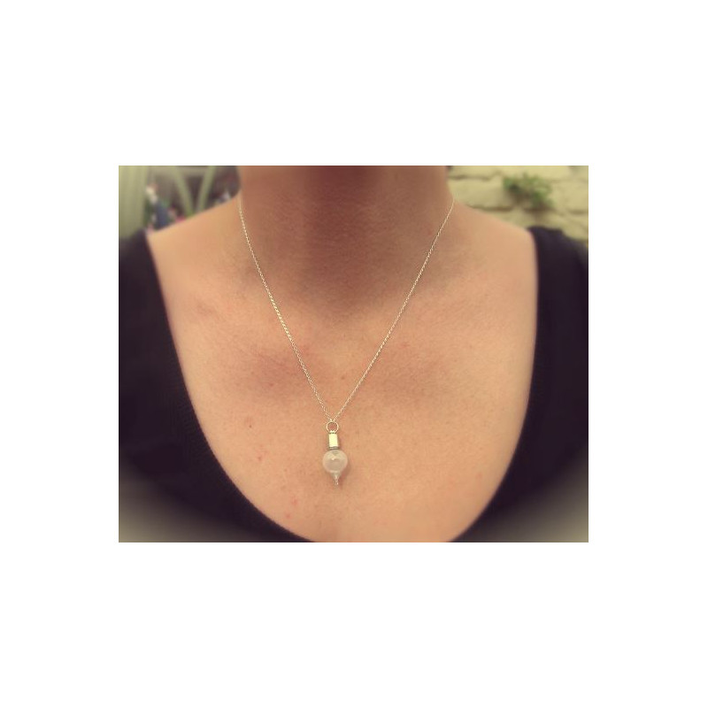 Jurassic Jewellery Meteoriti collana polvere di Marte (a goccia)
