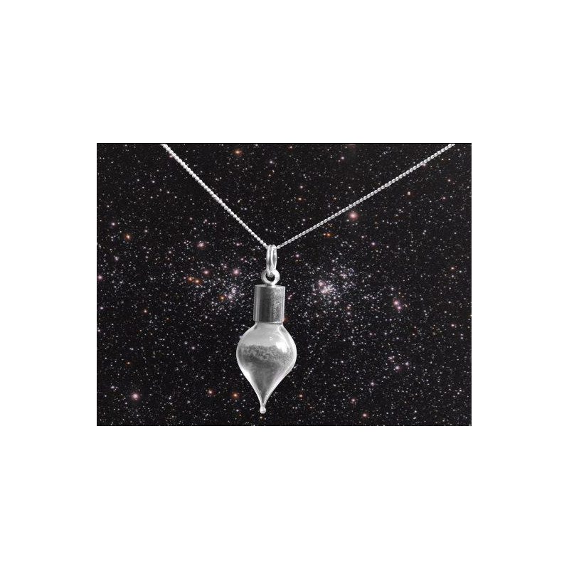Jurassic Jewellery Meteoriti collana polvere di meteorite (a goccia)