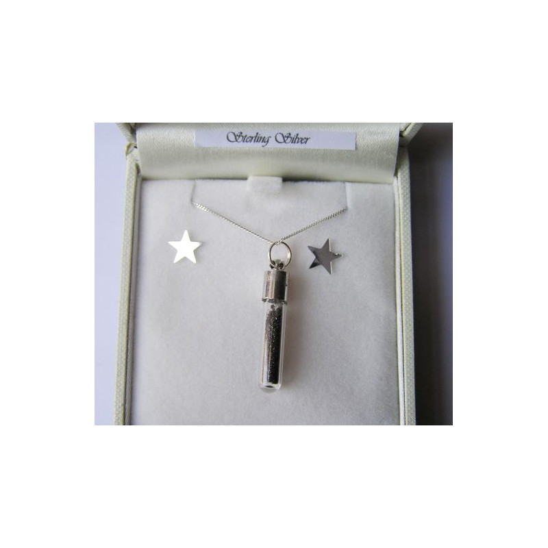 Jurassic Jewellery Meteoriti collana polvere di meteorite (a fiala)