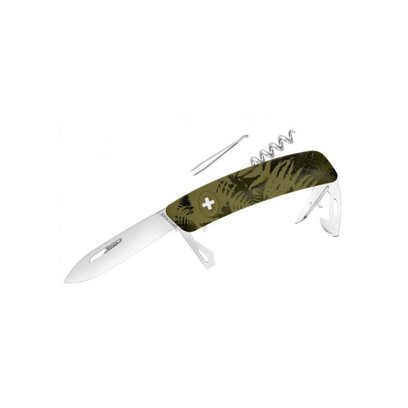 SWIZA Coltellino svizzero C03 SILVA  Camo Farn Khaki