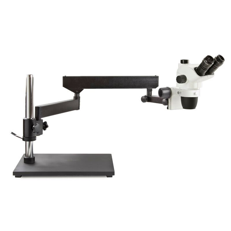 Euromex NZ.1703-A, NexiusZoom EVO, 6,5x a 55x, stativo articolato, senza illuminazione, trino