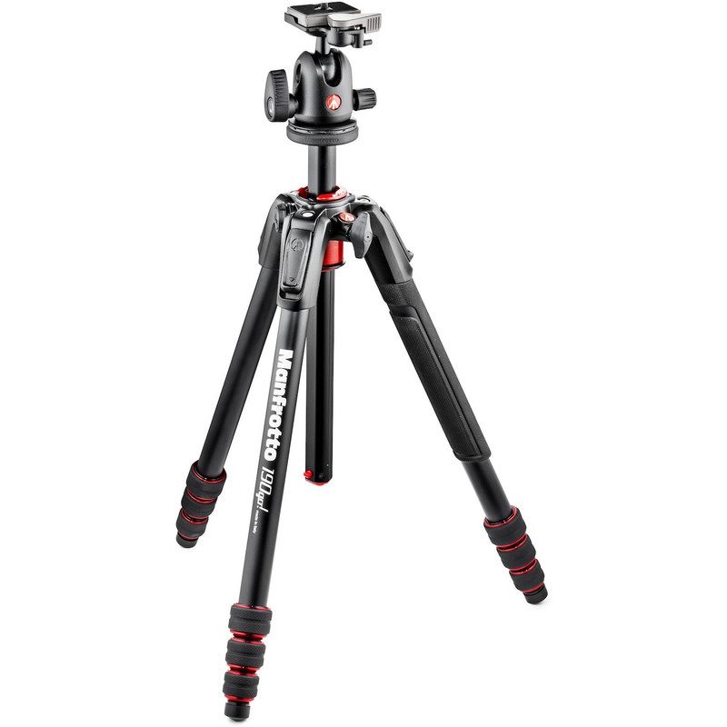 Manfrotto Treppiede Aluminio MK190GOA4TB-BH con testa a sfera