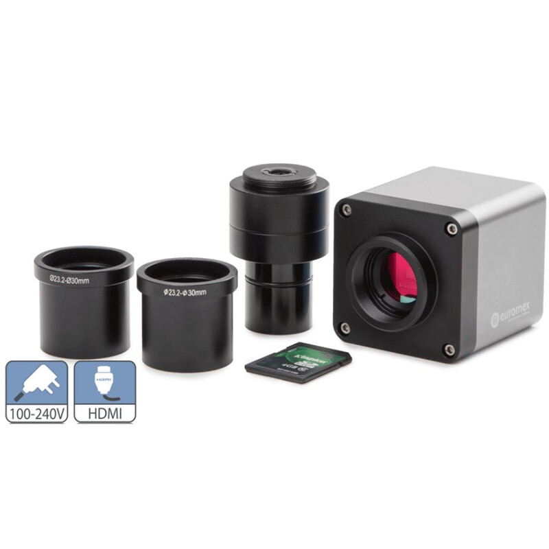 Euromex Fotocamera HD-Mini, VC.3020, color, CMOS, 1/3", 1.2 MP, HDMI