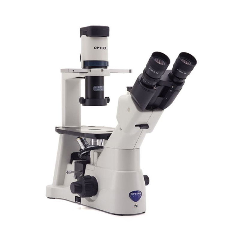 Optika Microscopio invertito IM-3LD, IOS, LED-FLUO, LWD, 400x, trino