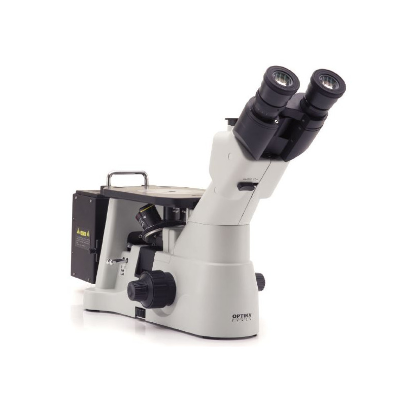 Optika Microscopio invertito Mikroskop IM-3MET-UK, trino, invers, IOS LWD U-PLAN MET, 50x-500x, UK