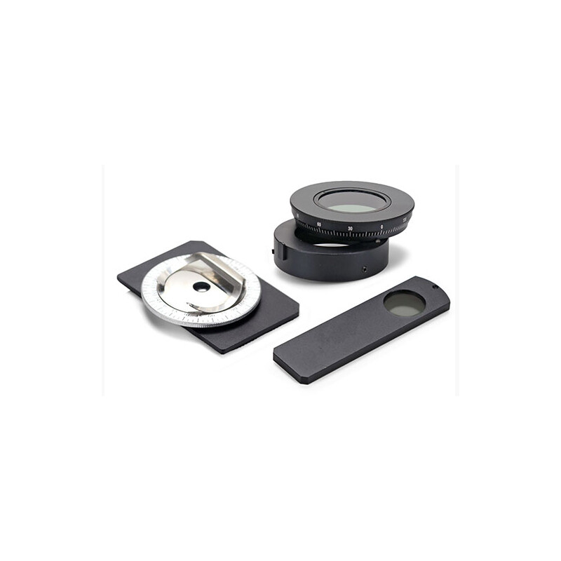Euromex Kit di polarizzazione AE.5158, con tavolino rotante per tavolo a croce, (BioBlue, EcoBlue)