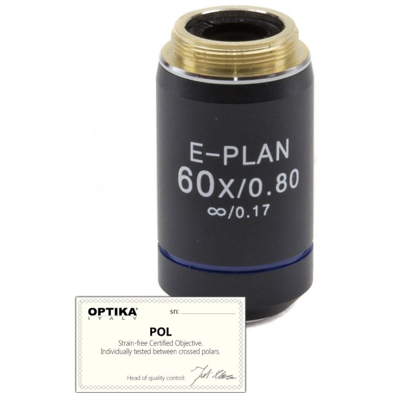 Optika Obiettivo 60x/0.80, infinity, plan, POL,  (B-383POL), M-149P