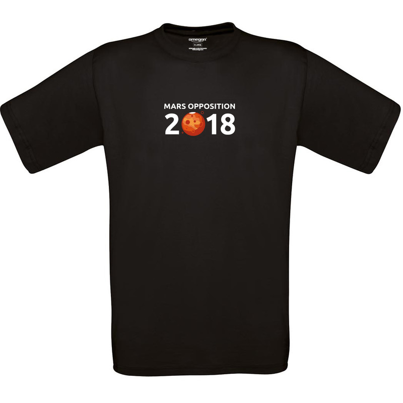 T-Shirt Mars Opposition 2018 - Size L black
