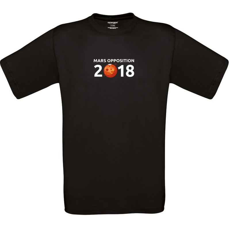 T-Shirt Mars Opposition 2018 - Taglia L nero