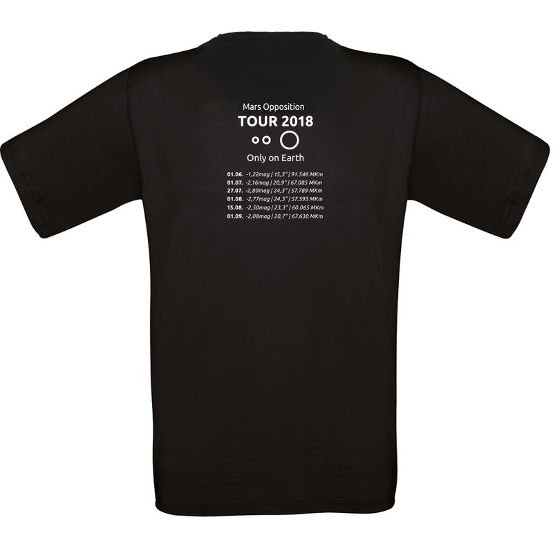T-Shirt Marte Opposizione 2018 - Taglia XL nero