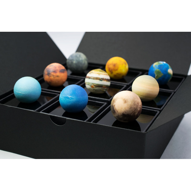 AstroReality Globo con sollievo Solar System Mini Set 9 x 3 cm
