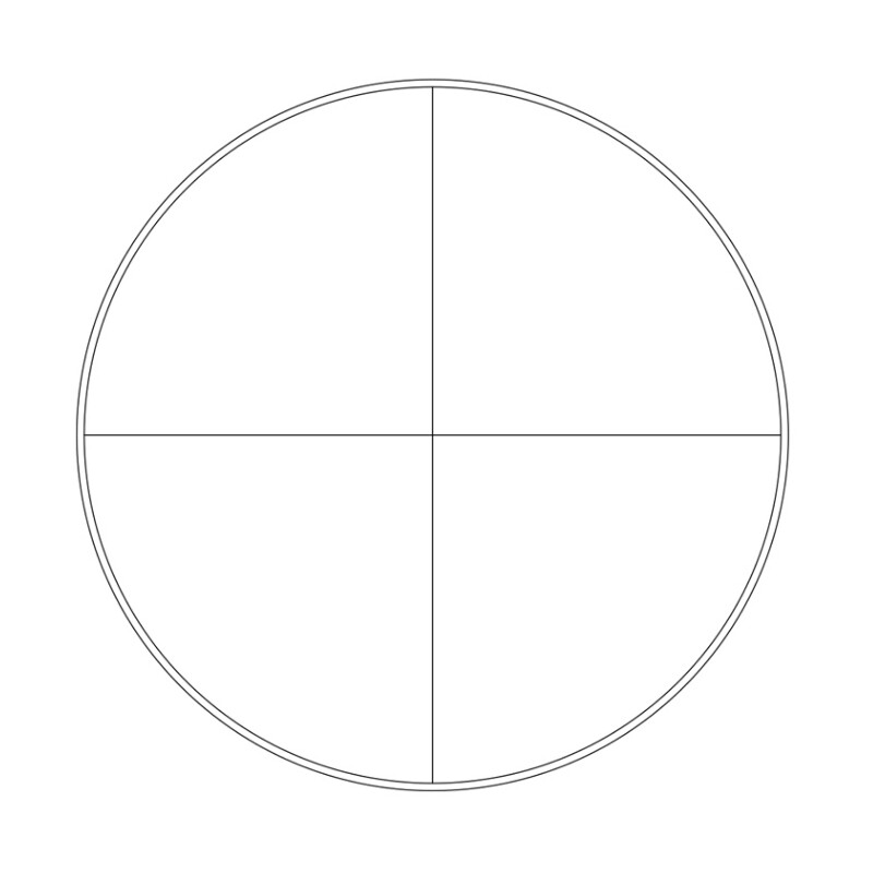 Motic Lastra micrometrica reticolo, 140/14 mm, mirino, Ø 23 mm (SMZ-140)