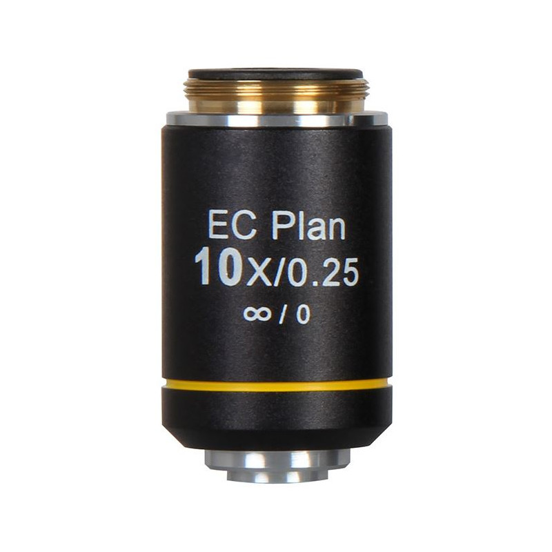 Motic Obiettivo EC PL, CCIS, plan, acromatico, NGC, 10x/0,25 w.d. 4,45 mm (BA-310 Elite)