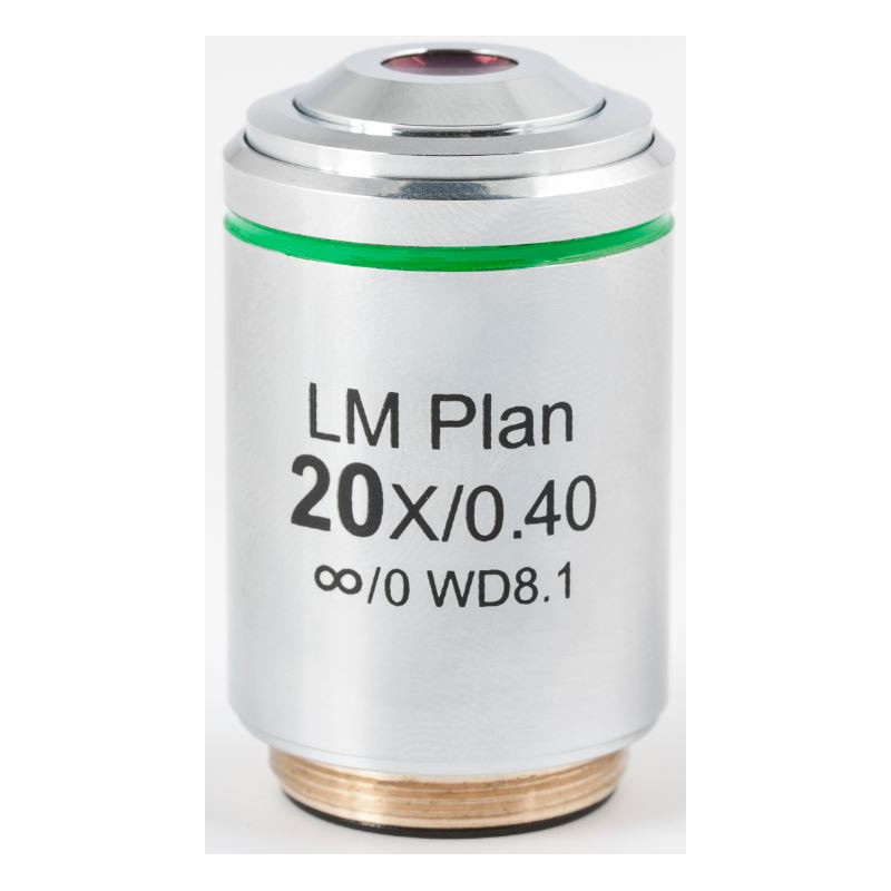 Motic Obiettivo LM PL, CCIS, LM, plan, achro, 20x/0.4, w.d 8.1mm (AE2000 MET)