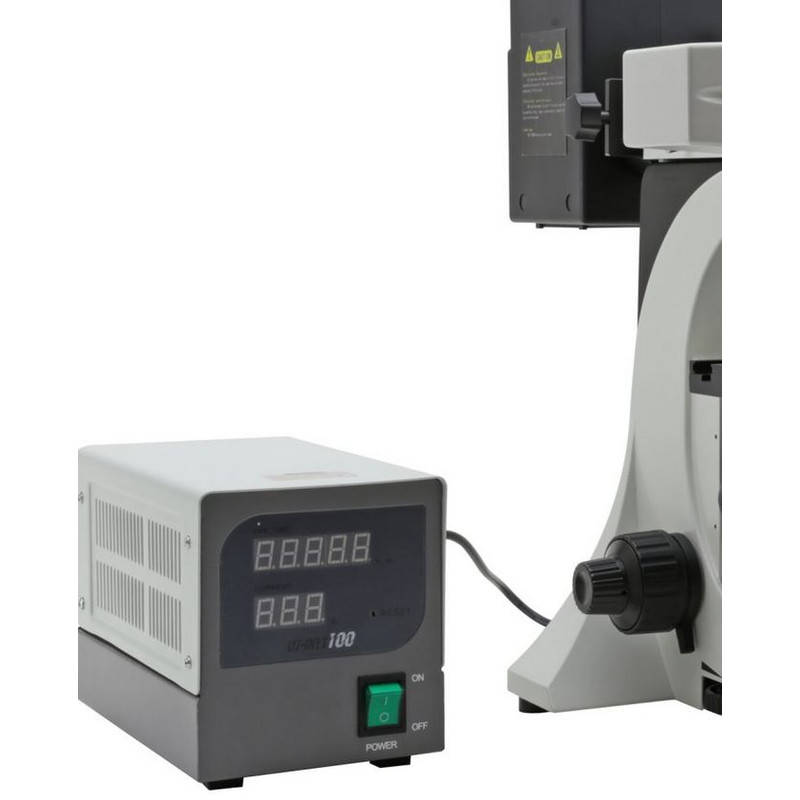 Optika Microscopio B-510FL-SWIV, trino, FL-HBO, Filtro B+W, W-PLAN, IOS, 40x-400x, CH, IVD