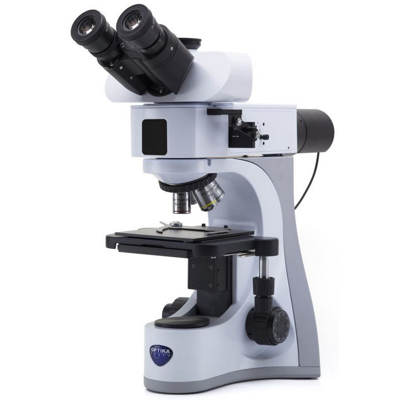 Optika Microscopio B-510MET, metallurgic, incident, trino, IOS W-PLAN MET, 50x-500x, EU