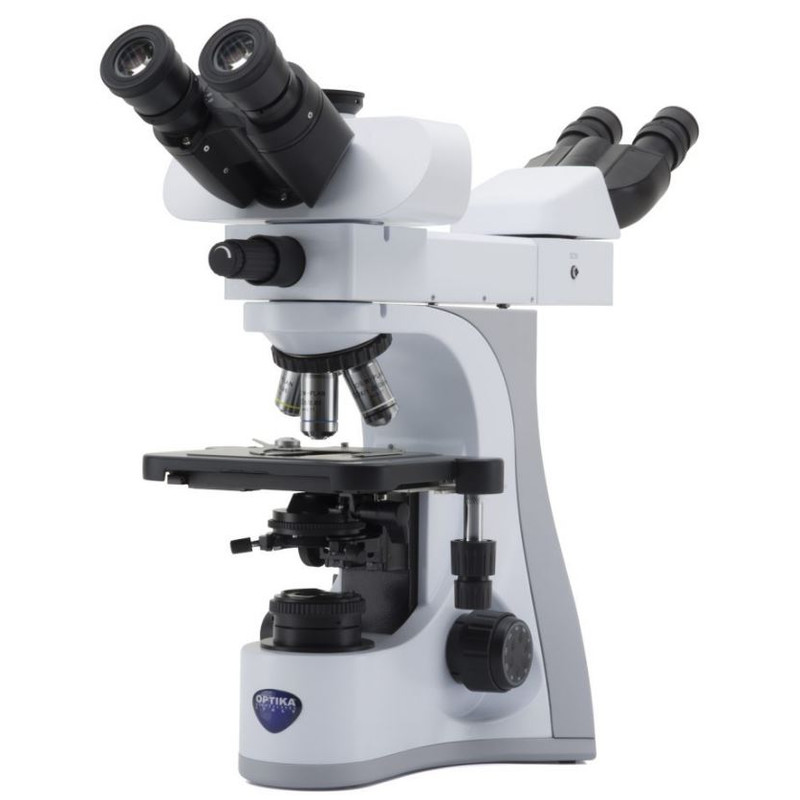 Optika Microscopio B-510-2FIVD, trino, 2 teste (faccia a faccia), W-PLAN IOS, 40x-1000x, IVD