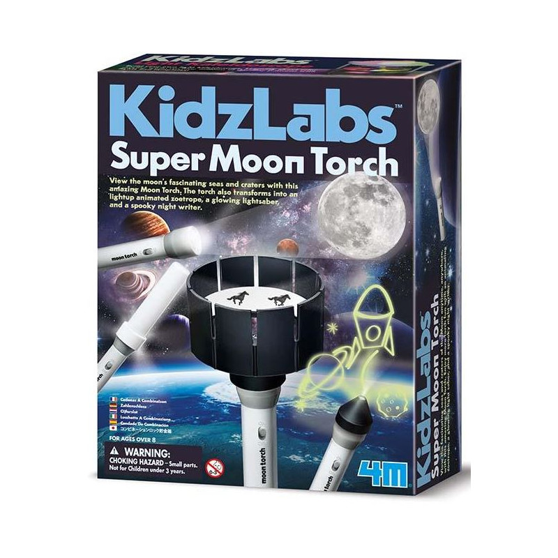 HCM Kinzel KidzLabs Super Moon Torch lampadina lunar