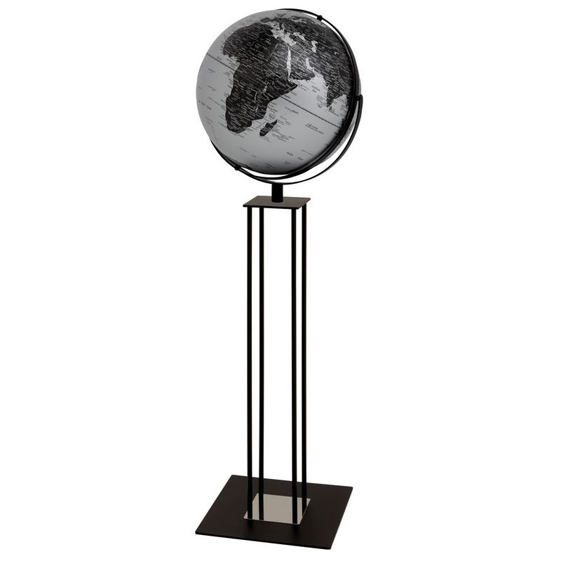 TROIKA Globo da terra Worldtrophy Matt Silver 42,5cm